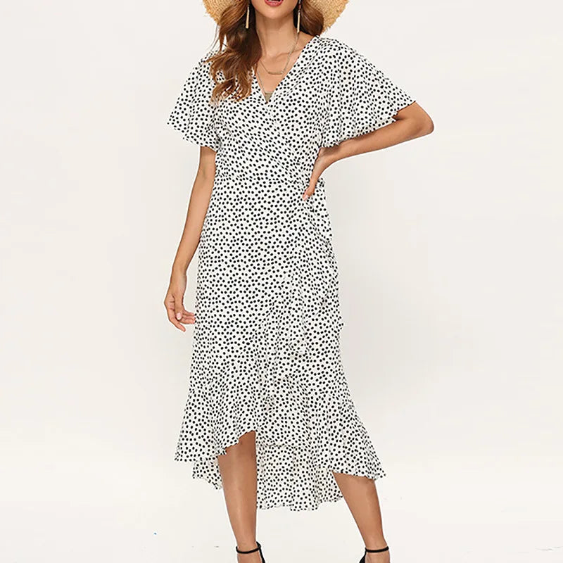 Floral Print Boho Maxi Dress