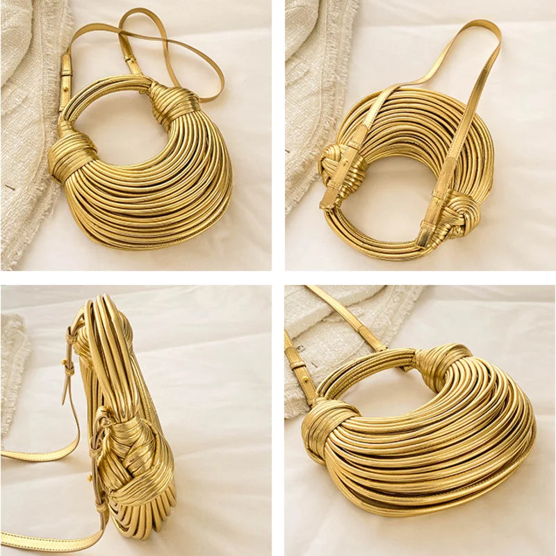 Handwoven Rope Hobo Bag