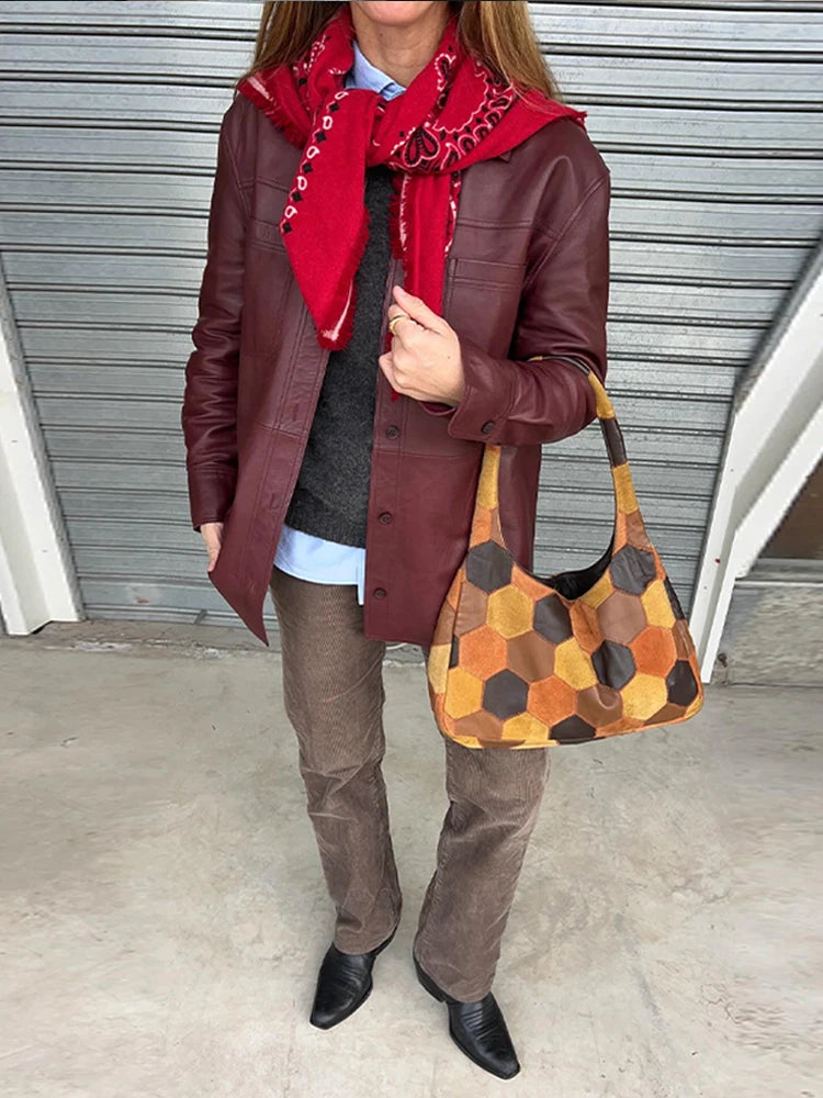 Fringed Paisley Square Scarf