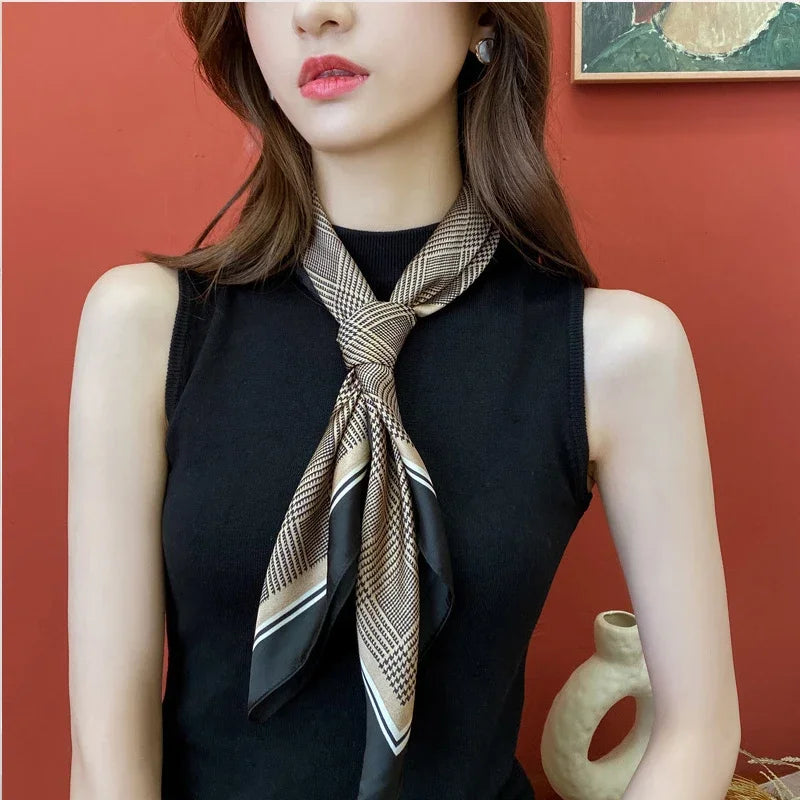 Women’s Silk Satin Square Scarf