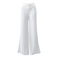High Waist Hollow-Out Bootcut Pants