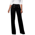 High Waist Wide-Leg Bell-Bottom Pants
