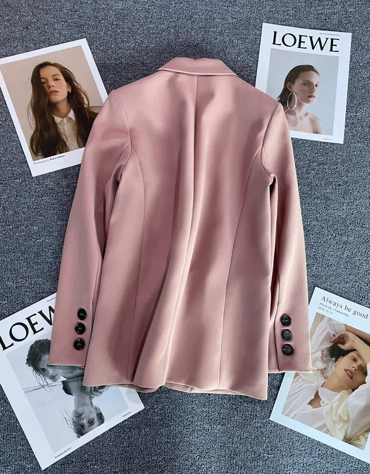 Classic Single-Button Women’s Blazer