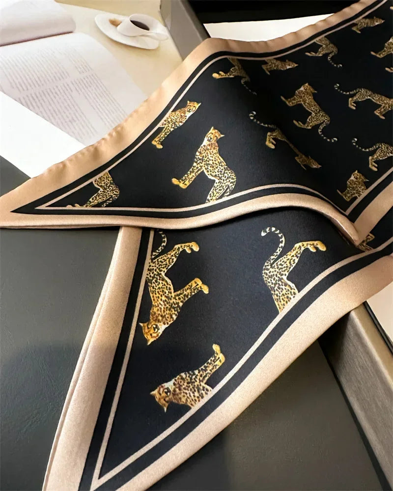 Women’s Silky Satin Long Scarf