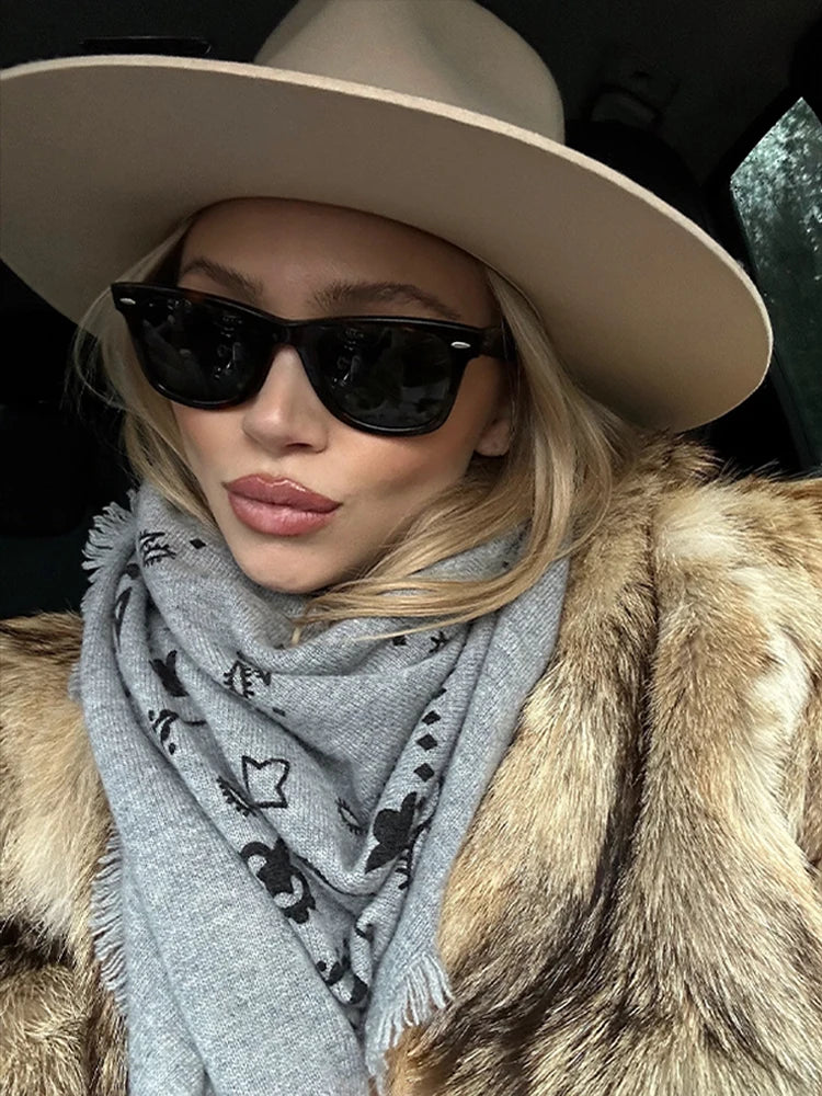 Fringed Paisley Square Scarf