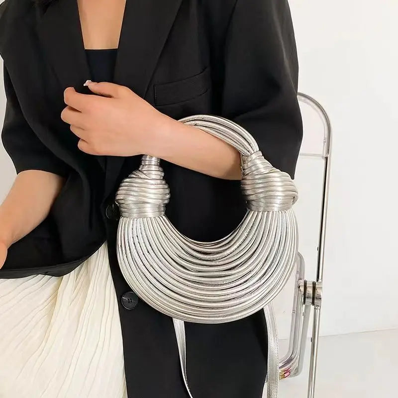 Handwoven Rope Hobo Bag