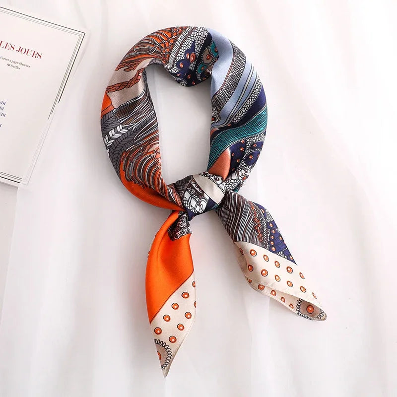Women’s Silk Satin Square Scarf