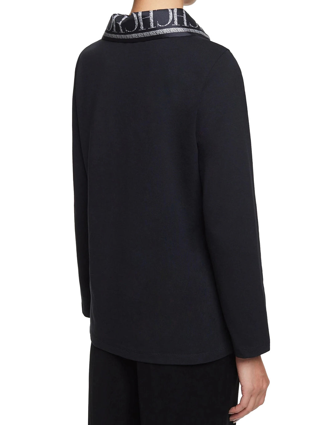 Vintage Bow Cotton Long Sleeve Top
