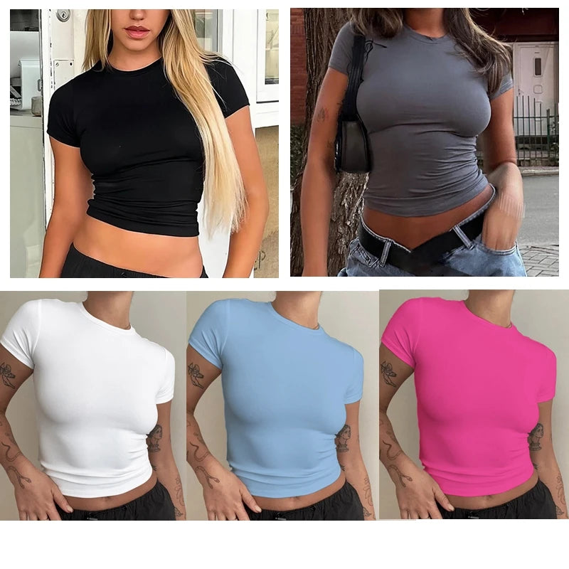 Slim Fit Knitted O-Neck Tee