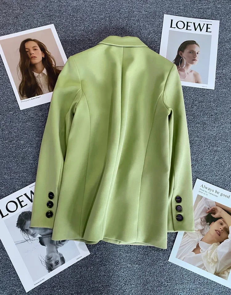Classic Single-Button Women’s Blazer