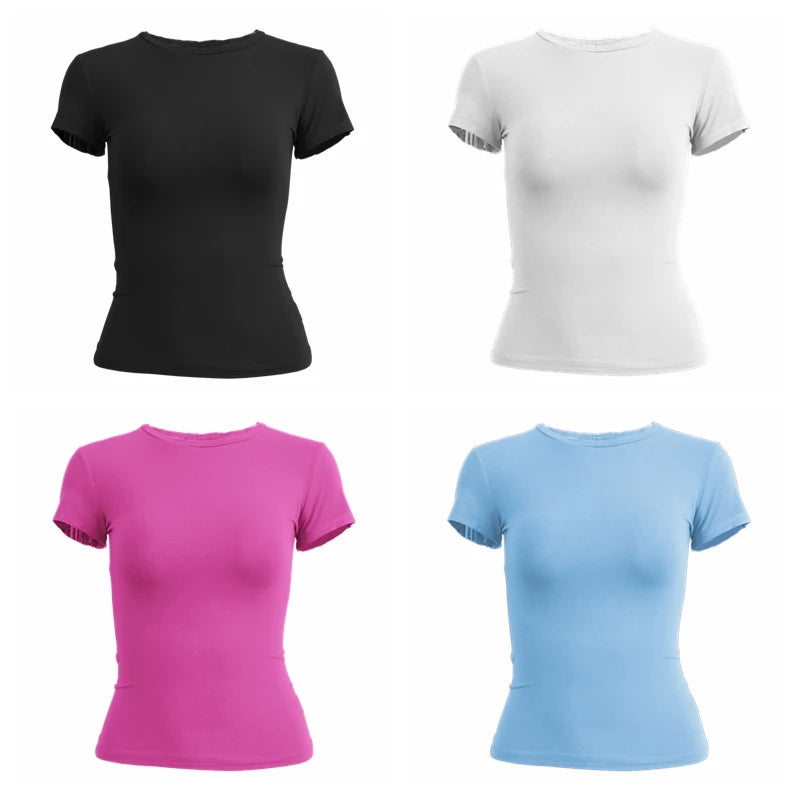 Slim Fit Knitted O-Neck Tee
