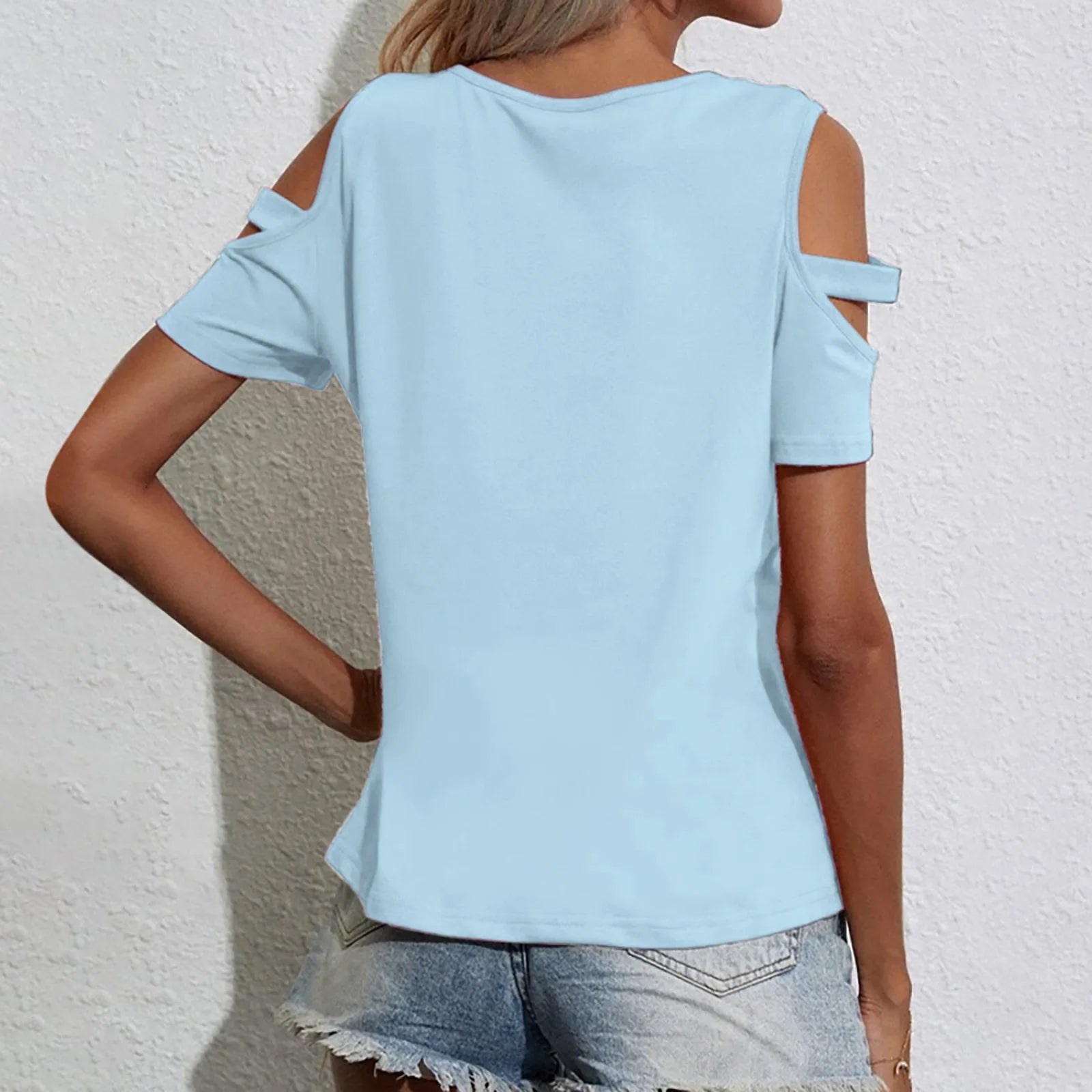 Off-the-Shoulder Loose Summer Top