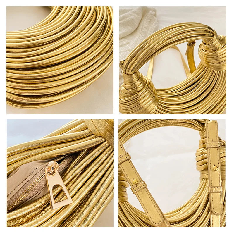 Handwoven Rope Hobo Bag