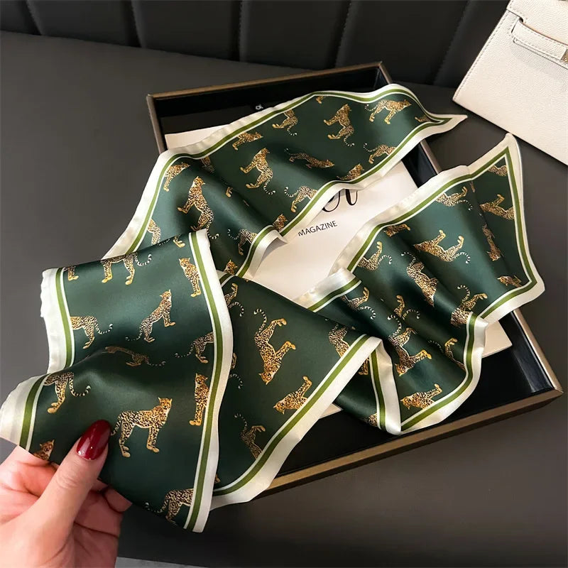 Women’s Silky Satin Long Scarf