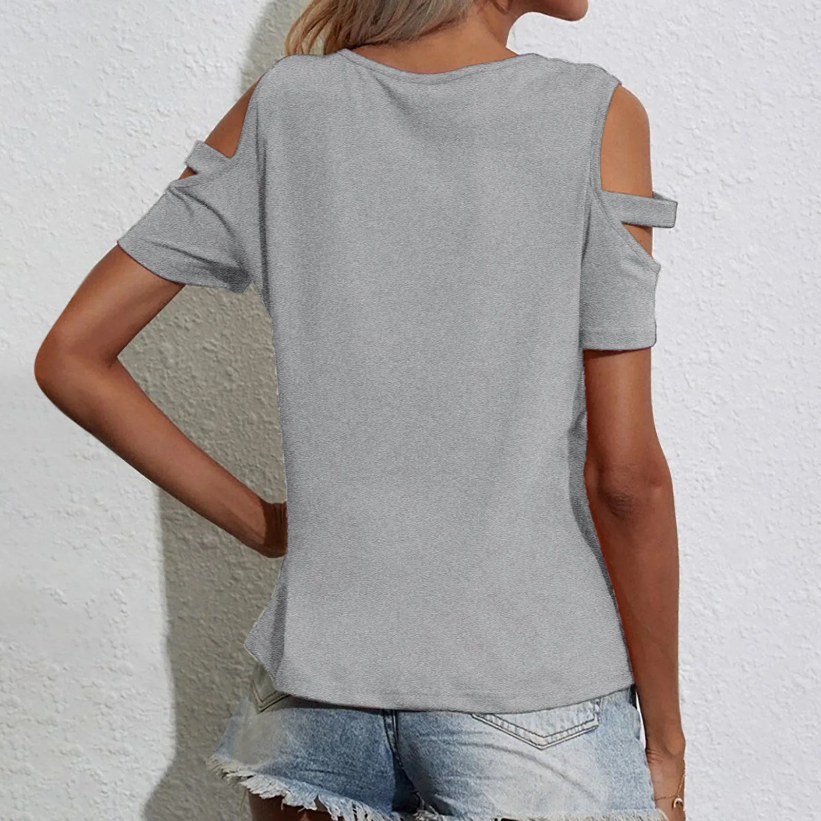 Off-the-Shoulder Loose Summer Top