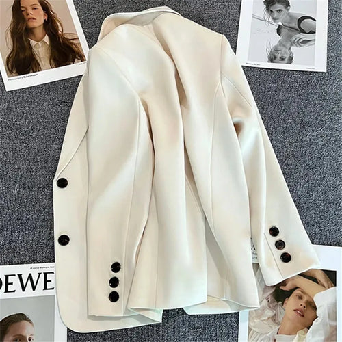 Classic Single-Button Women’s Blazer