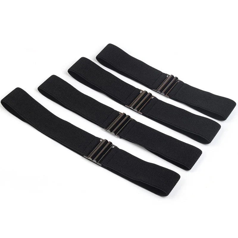 Women’s Elastic Wide Belt – Simple Waist Strap for Dresses & Coats