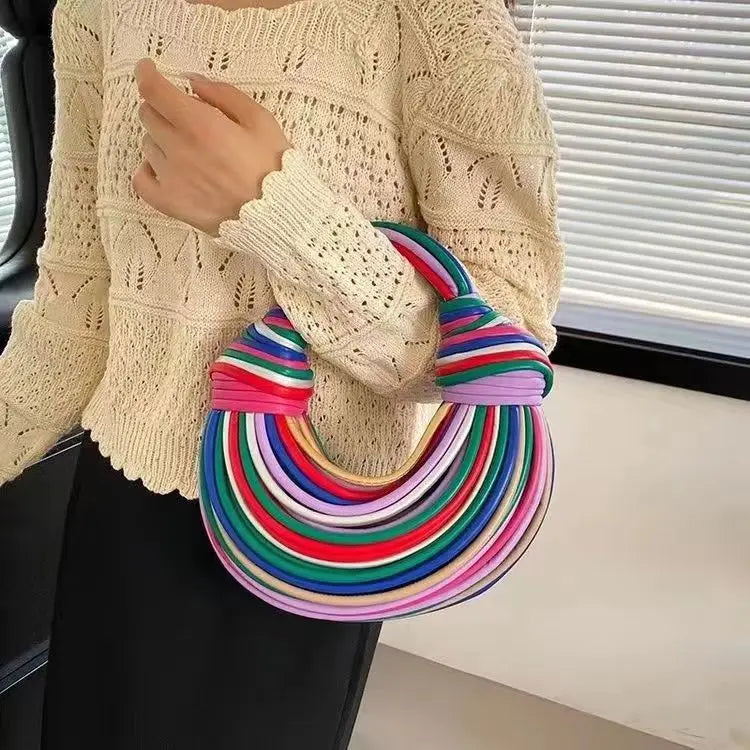 Handwoven Rope Hobo Bag