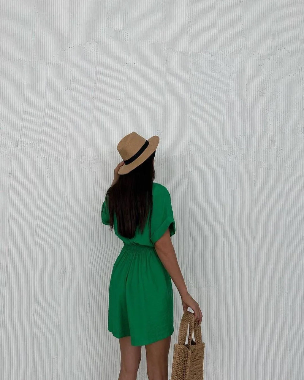 Casual Turn-Down Collar Summer Outfit