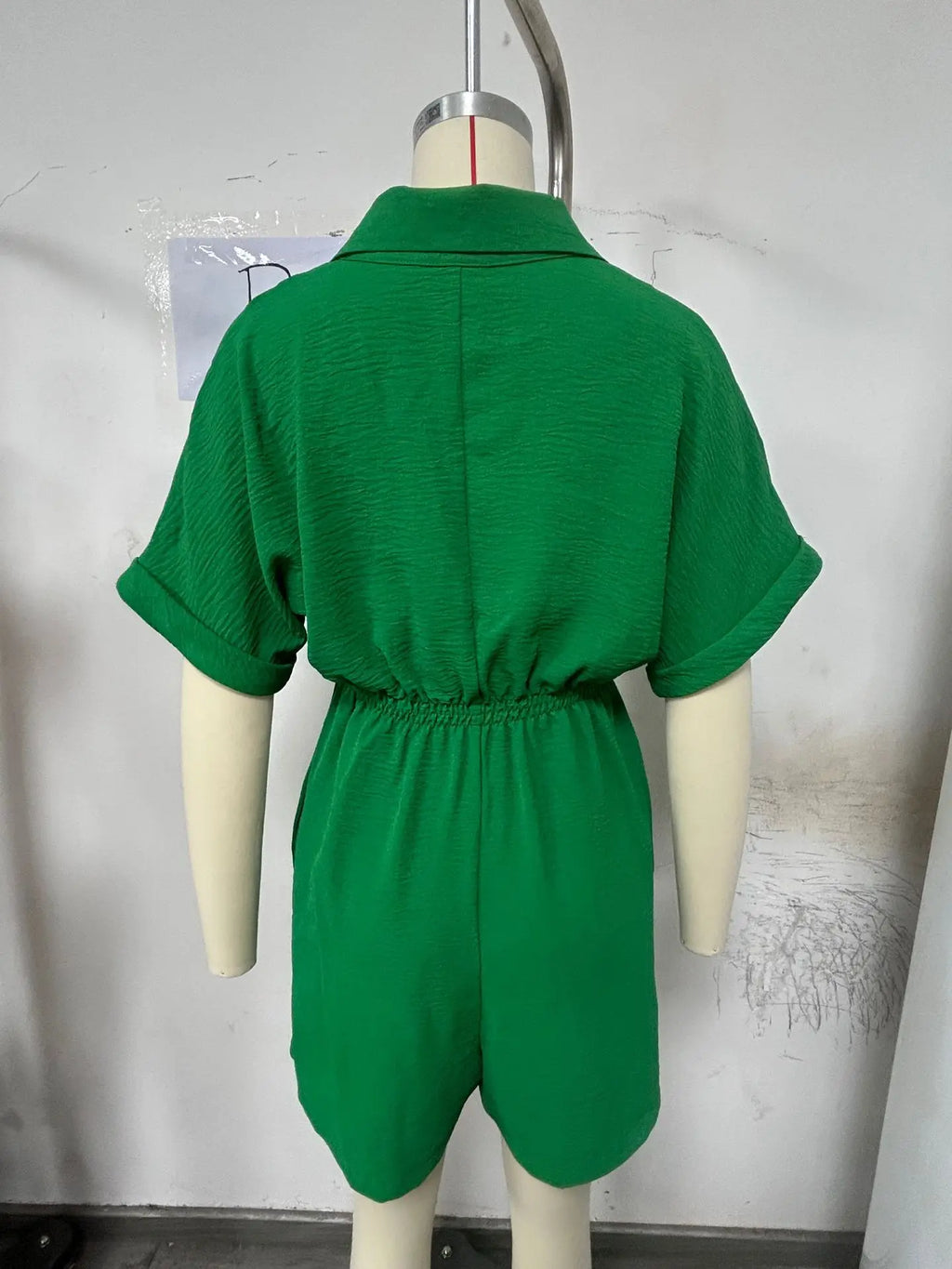 Casual Turn-Down Collar Summer Outfit