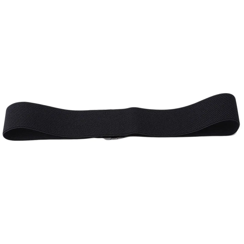 Women’s Elastic Wide Belt – Simple Waist Strap for Dresses & Coats