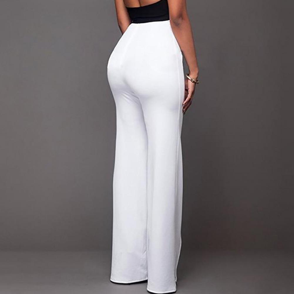 High Waist Wide-Leg Bell-Bottom Pants