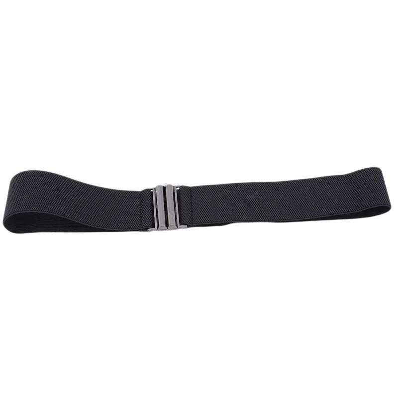 Women’s Elastic Wide Belt – Simple Waist Strap for Dresses & Coats