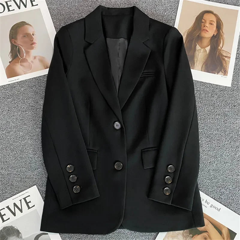 Classic Single-Button Women’s Blazer