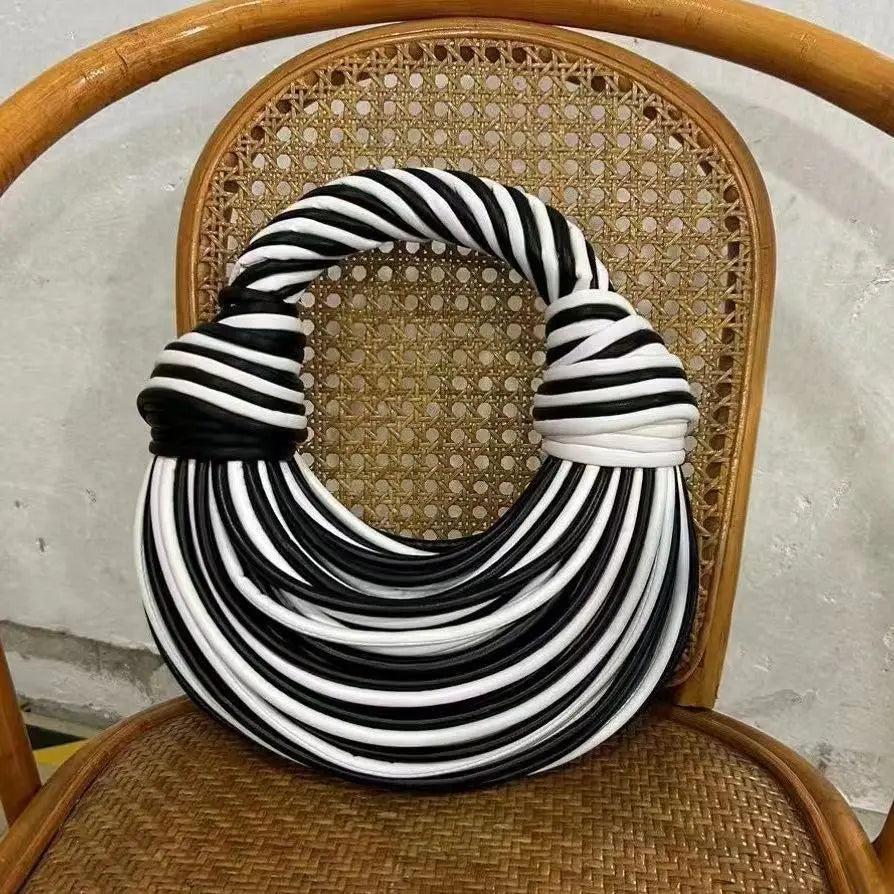 Handwoven Rope Hobo Bag
