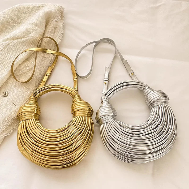 Handwoven Rope Hobo Bag