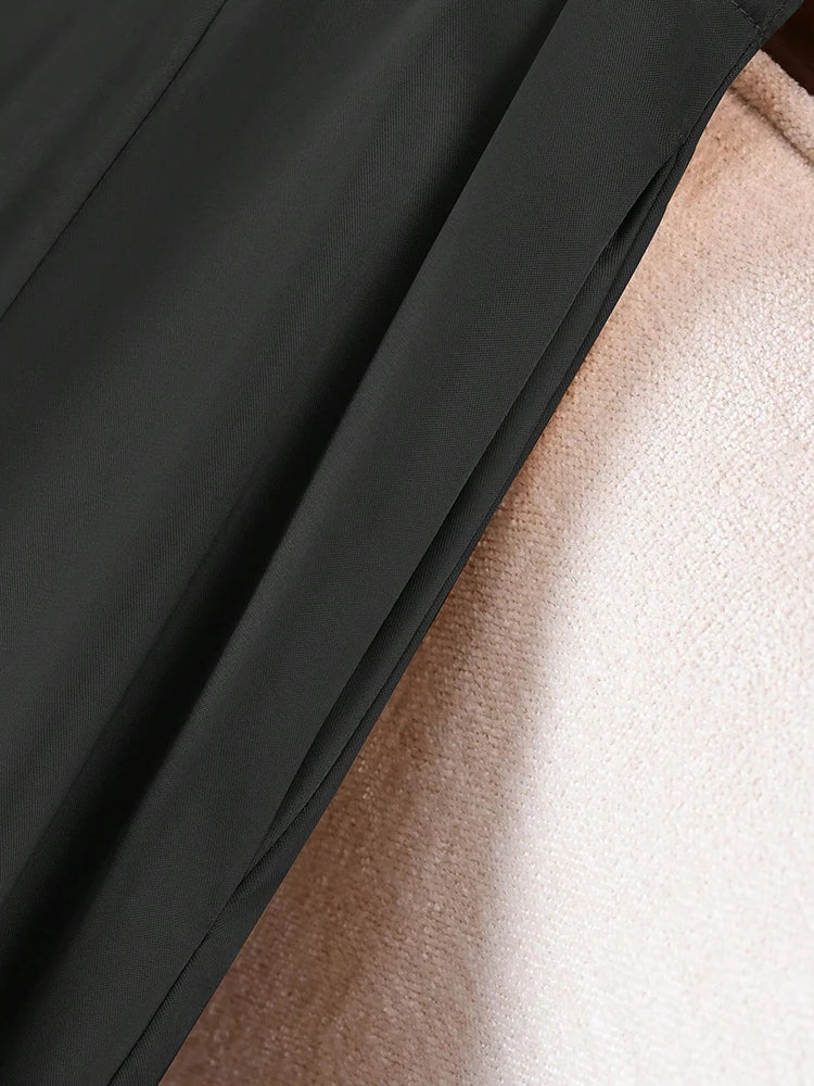 Elegant Satin Maxi Skirt
