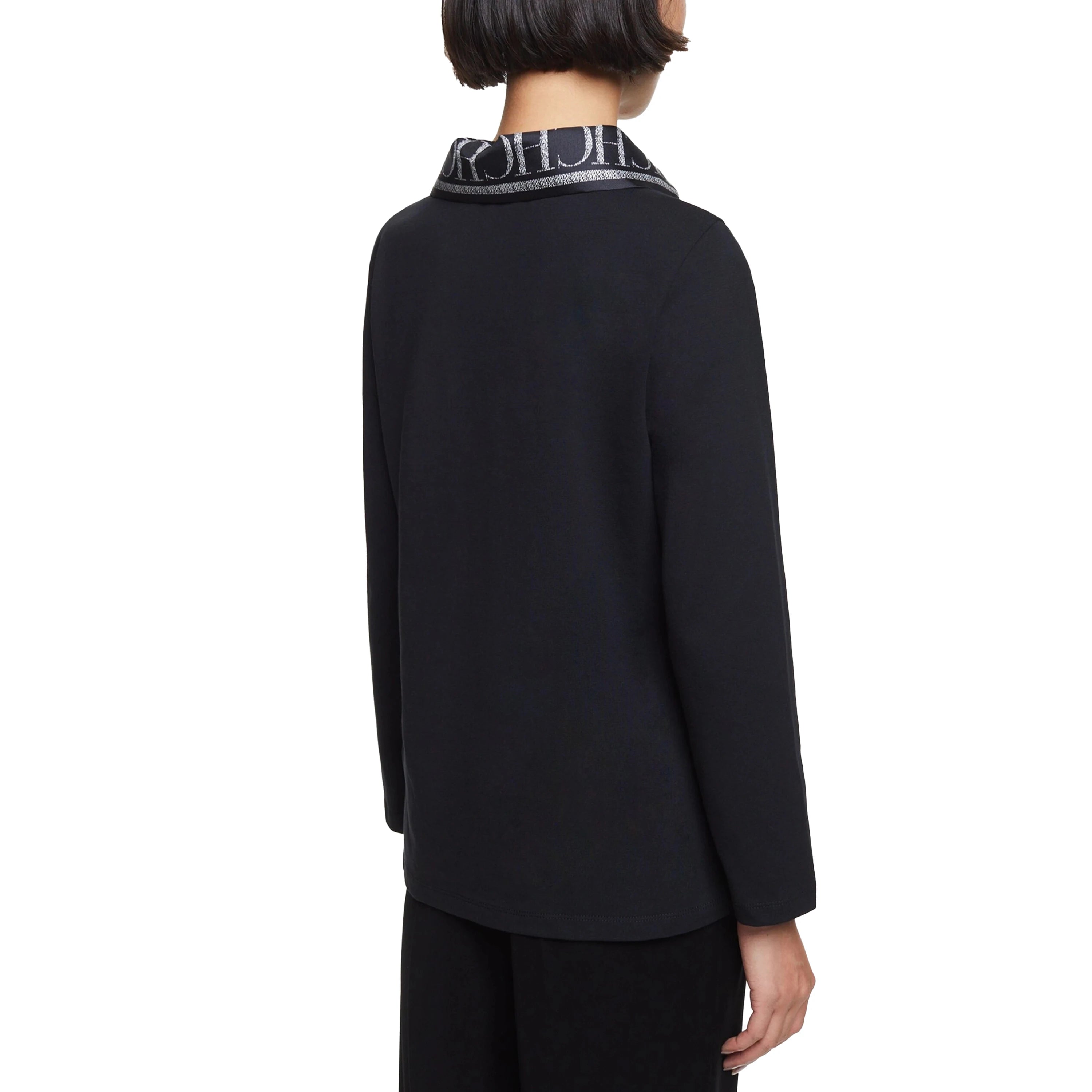 Vintage Bow Cotton Long Sleeve Top