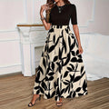 Elastic High Waist Summer Maxi Skirt