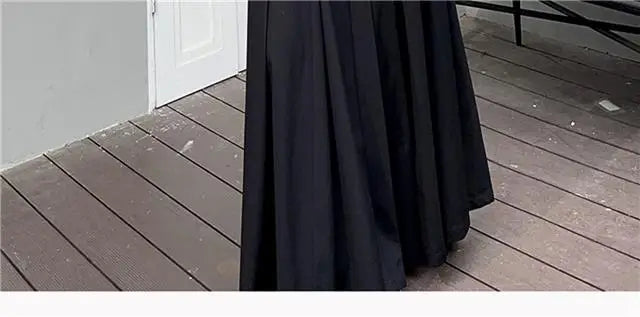Classic Pleated Maxi Skirt