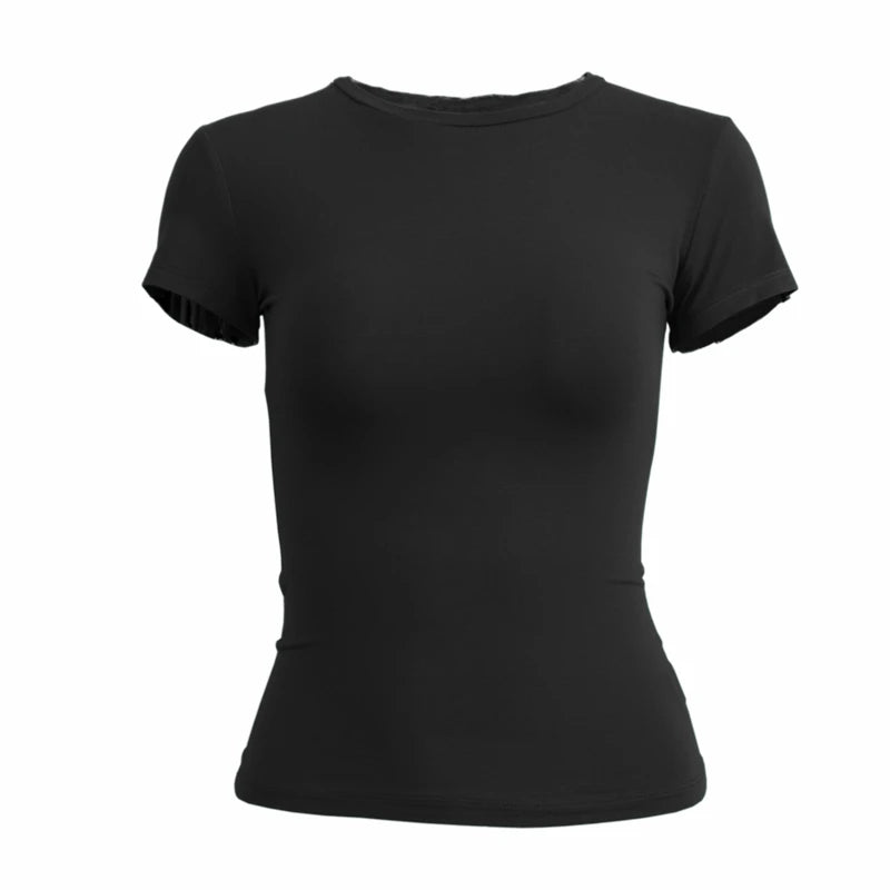 Slim Fit Knitted O-Neck Tee