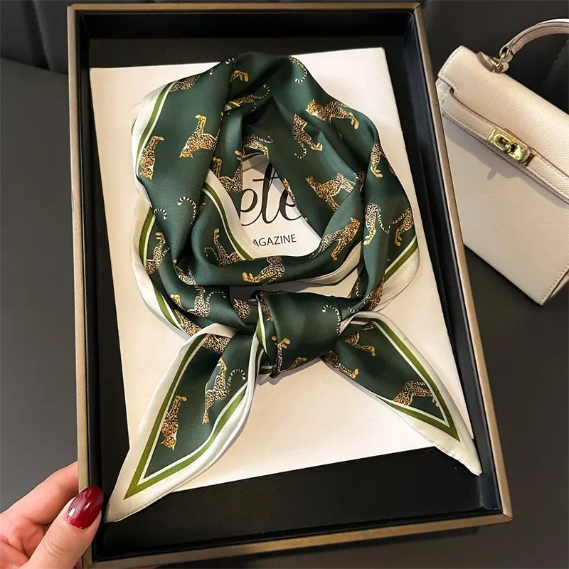 Women’s Silky Satin Long Scarf