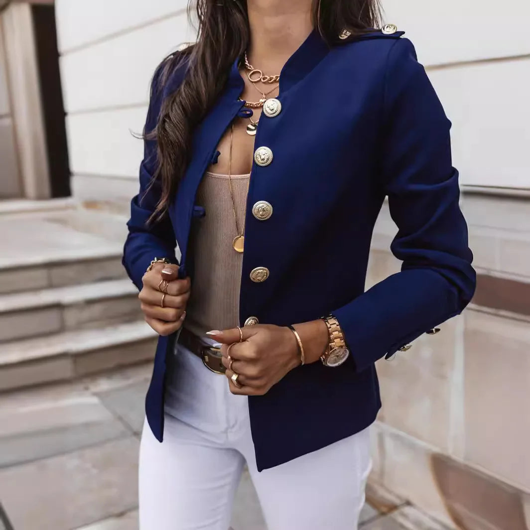 Slim Fit Women’s Button Blazer