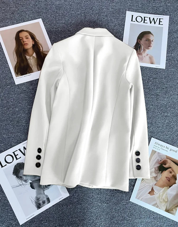 Classic Single-Button Women’s Blazer