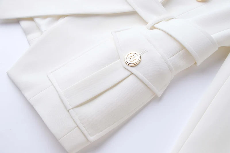Women's Belted Pocket Blazer