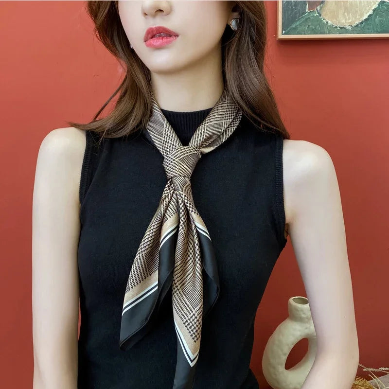 Women’s Silk Satin Square Scarf