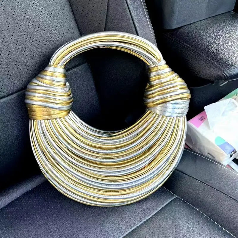 Handwoven Rope Hobo Bag