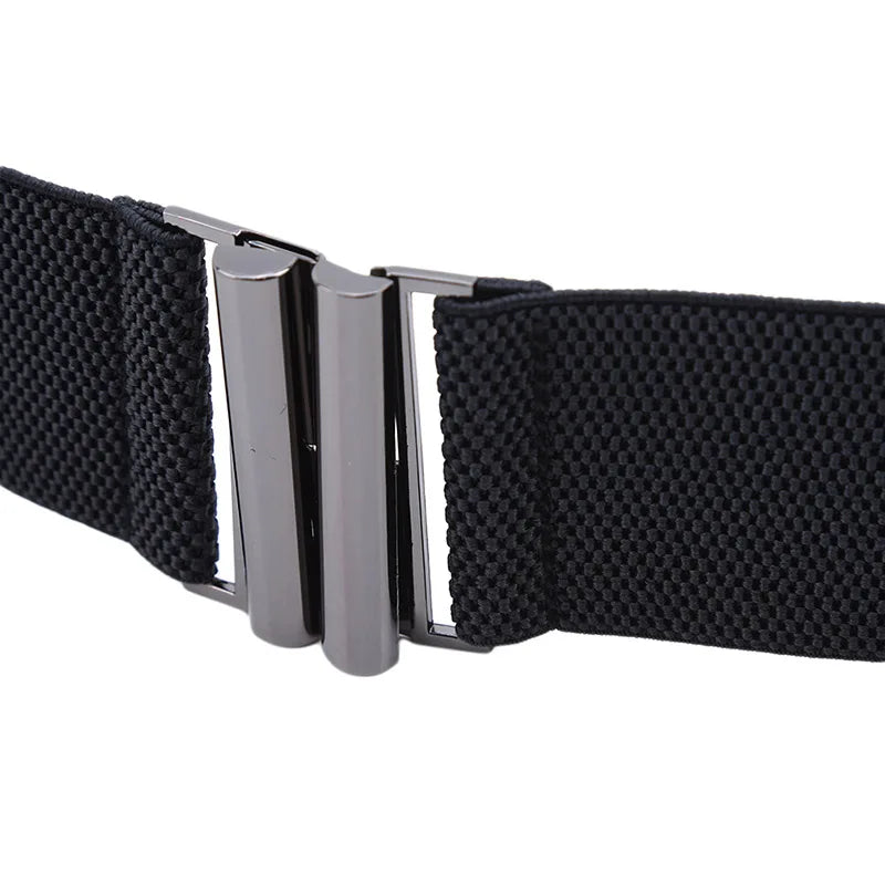 Women’s Elastic Wide Belt – Simple Waist Strap for Dresses & Coats