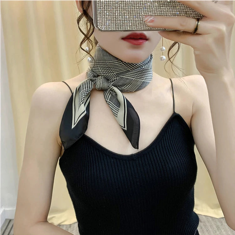 Women’s Silk Satin Square Scarf