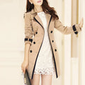 Women's Double-Breasted Trench Coat